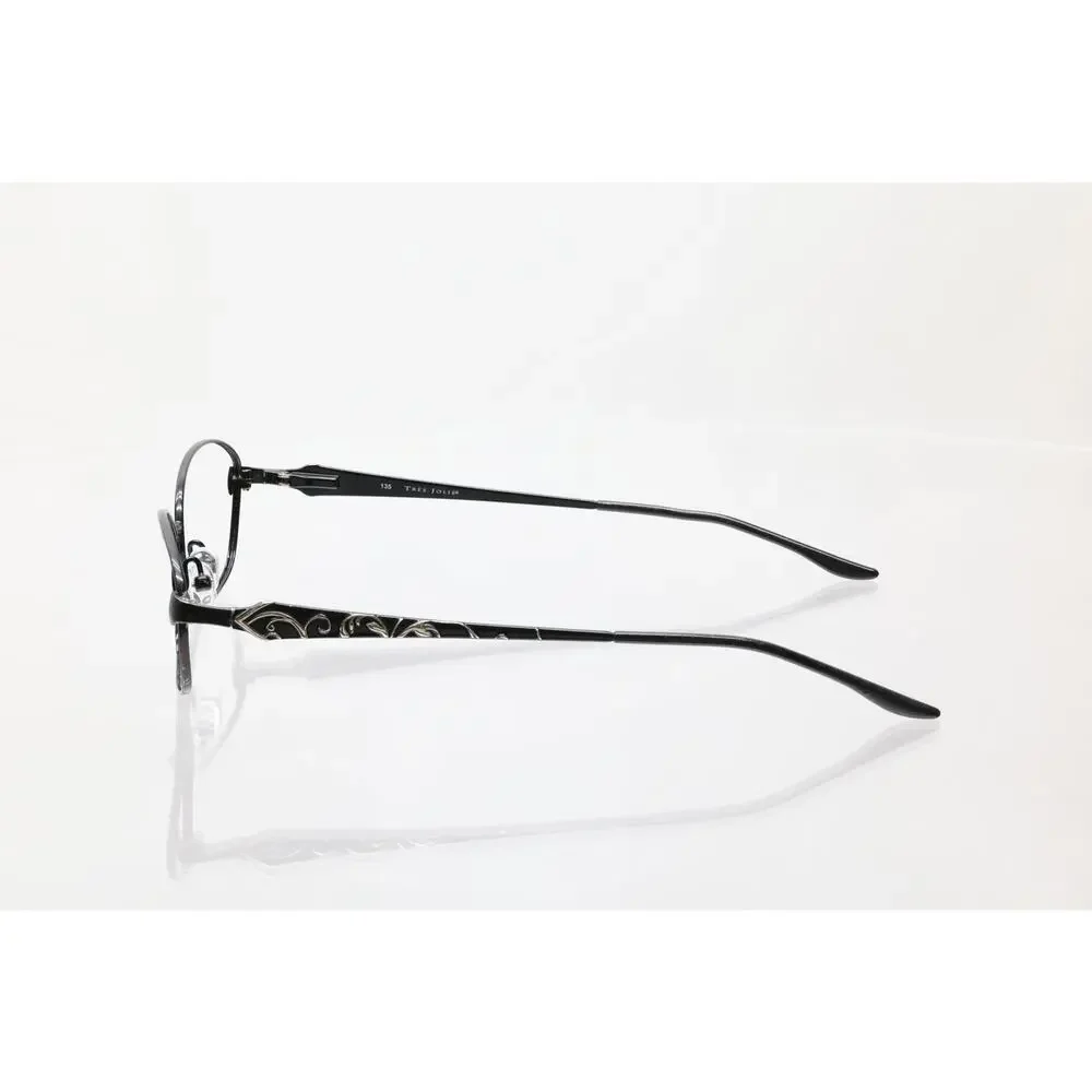 Tres Jolie 149 53-16-135mm BLACK SILVER Eyeglass FRAMES ONLY - GOOD CONDITION